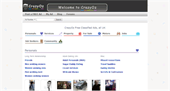 Desktop Screenshot of crazyoz.com