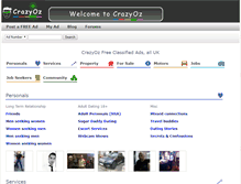 Tablet Screenshot of crazyoz.com